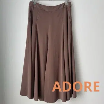 새상품급 ADORE 어도어 와이드 팬츠 진한 베이지 38