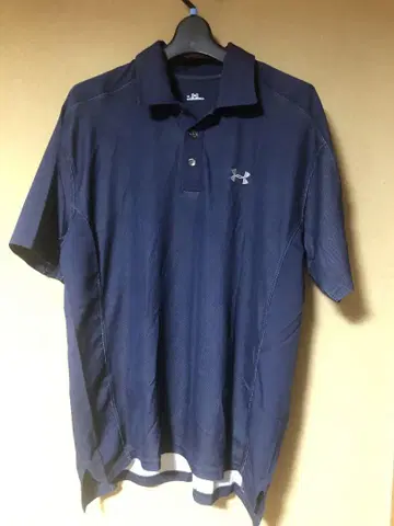 Under Armour 네이비 폴로 셔츠 네이비 L