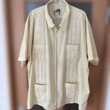 GUAYABERA 쿠바 셔츠 자수 장식