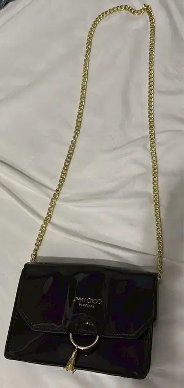 JIMMY CHOO 블랙 숄더백
