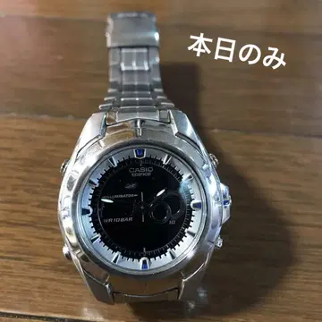 카시오 실버 블랙 정크