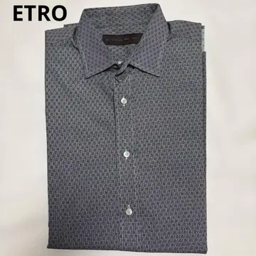 ETRO 에트로 남성용 긴팔 셔츠 드레스 셔츠 41