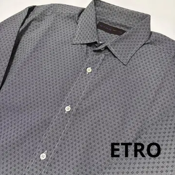 ETRO 에트로 남성용 긴팔 셔츠 드레스 셔츠 41