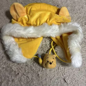 푸우 귀도리 모자 팬 캡