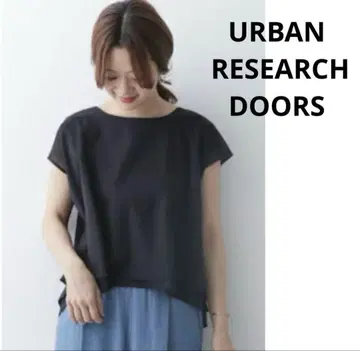 URBAN RESEARCH DOORS 코튼 보일 A 라인 블라우스