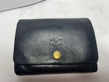 일비종떼 가죽 접이식 지갑 동전 지갑 포함