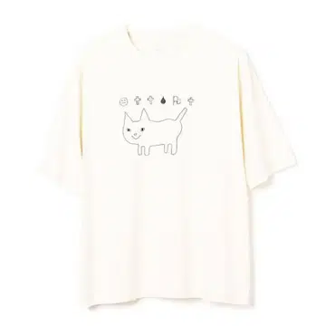 요네즈켄시 공상 라이브 투어 고양이 티셔츠 XL 사이즈