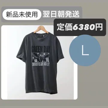 미사용 새상품 GOOD ROCK SPEED 밴딩 티셔츠 GREEN DAY