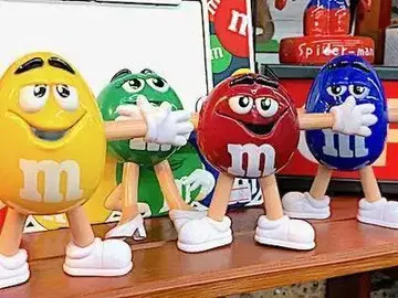 m&m's 굿즈 피규어 4개 세트 입상 엠앤엠즈 LA0179