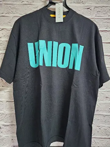 미사용 새상품 UNION 유니온 BIG LOGO 티셔츠 L 사이즈