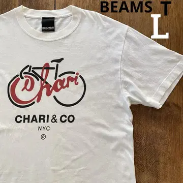 BEAMS T CHARI&CO 티셔츠 L 챠리앤코 레어 레어