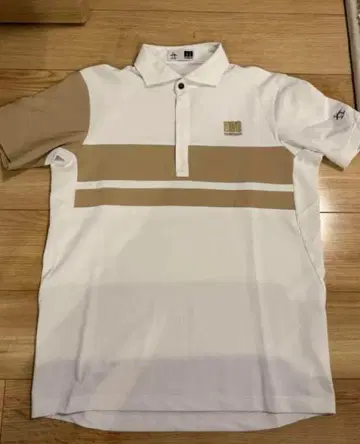 munsingwear 피케 셔츠 L 사이즈 화이트/베이지