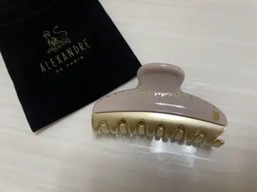 ALEXANDRE DE PARIS 헤어 클립 베이지
