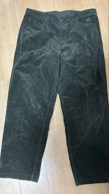 VOLCOM 코듀로이 팬츠 사이즈 36 다크 그린
