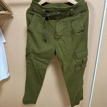 GAP 카고 팬츠 사이즈 4 올리브 그린