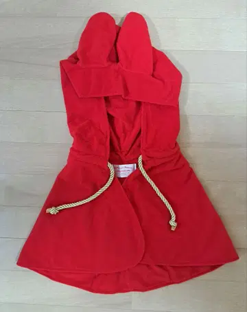 산리오 퓨로랜드 마이멜로디 빨간 망토 판초 케이프 새상품급