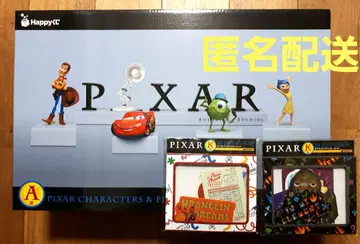 해피 복권 픽사 A상 캐릭터 & 로고 피규어 세트 스티커