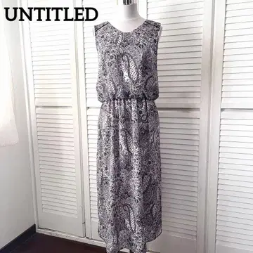 UNTITLED 언타이틀 플라워 페이즐리 롱 원피스