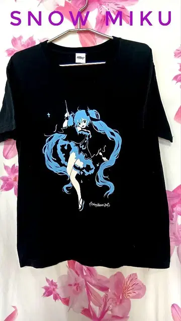 유키 미쿠 SNOW MIKU 2017 하츠네 미쿠 티셔츠