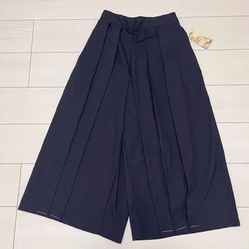 무인양품 무인 양품 하카마 팬츠 M 사이즈 네이비