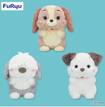 전 3종 세트 Aimery BIG 봉제 인형 ~Dogs~ 디즈니 캐릭터