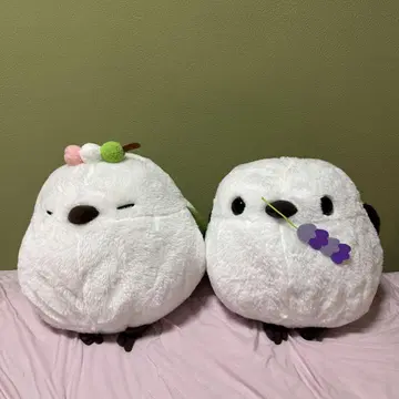 새 모양 봉제 인형 세트 빅 사이즈 택 포함