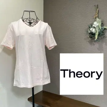 Theory 띠어리 반팔 티셔츠 V넥 사이즈 40