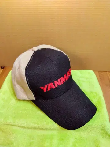 YANMAR 얀마 캡 (새상품) 블랙/베이지