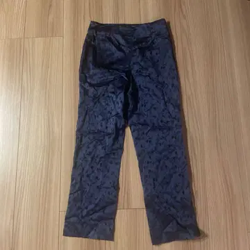 D&G 네이비 꽃무늬 크롭 레깅스 38