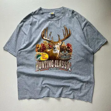 [착용 사진 있음] 00s Bass Pro Shops 백 프린트 티셔츠