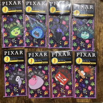 PIXAR 해피 복권 인사이드 헤드 러버 참 J상 8종 세트