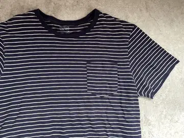 JCREW 보더 포켓 티셔츠