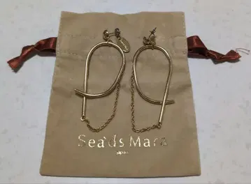 Seads Mara 골드 체인 귀걸이