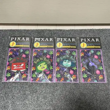 Pixar 제일복권 러버 참 4개 세트