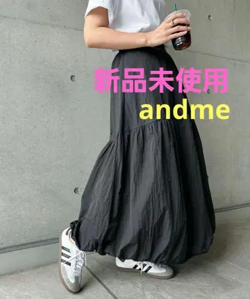 andme 앤도미 [택 포함 새상품] 나일론 타프타 캉캉 스커트