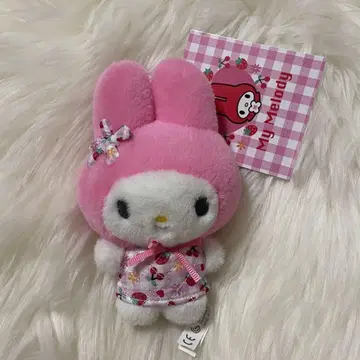 산리오 모두의 퀼트 마이멜로디 마스코트 키링 봉제 인형