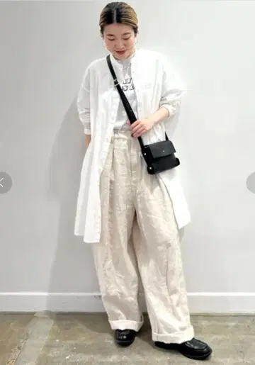 [JOURNAL STANDARD LUXE] 린넨 턱 팬츠