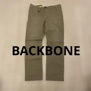 BACKBONE 치노 팬츠 카키
