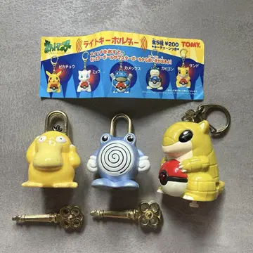 TOMY 포켓몬 락 뇨로조 코닥 라이트 키링 샌드 열쇠