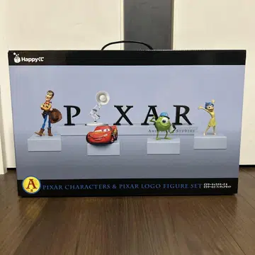 Happy 복권 A상 픽사 캐릭터 & 픽사 로고 피규어 세트