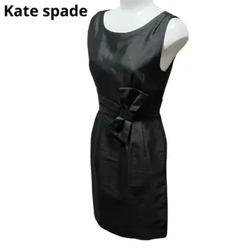 Kate spade 케이트 스페이드 허리 리본 원피스 실크 혼방 드레스