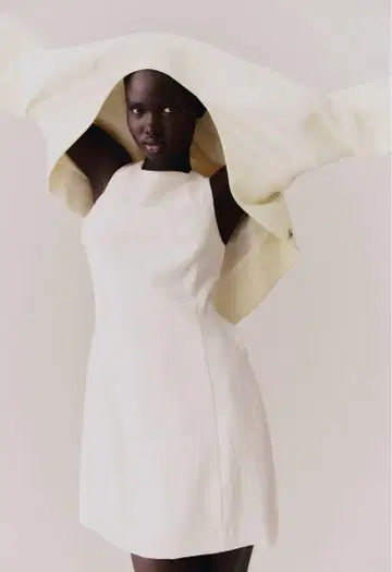 H&M 스퀘어 넥 원피스