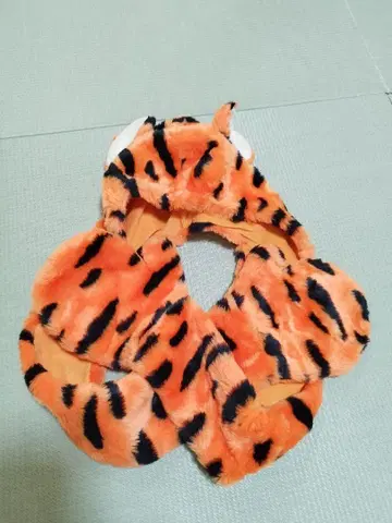 디즈니 리조트 티거 팬 캡 머플러 장갑