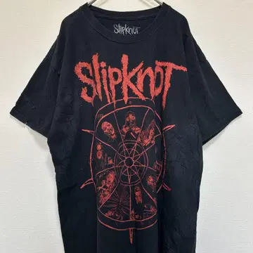 슬립낫 Slipknot 밴드 티셔츠 남성용 블랙 L