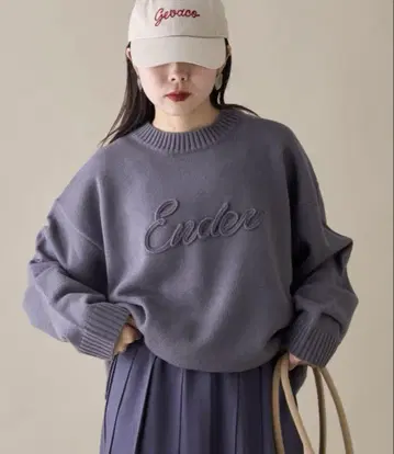 미사용 새상품 CIAOPANIC TYPY 빅 실루엣 크루넥 니트 L