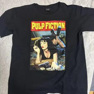 PULP FICTION 그래픽 티셔츠 블랙