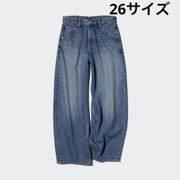 배기 커브 청바지 유니클로 26
