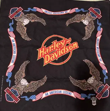 80년대 90년대 USA제 HARLEY DAVIDSON 반다나 스카프