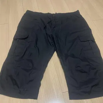 카고 숏 팬츠 블랙 4 포켓