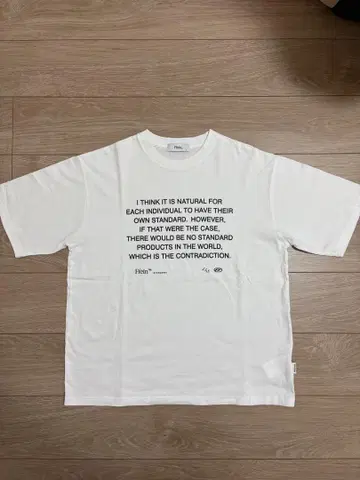 Ffein 화이트 티셔츠 L 사이즈